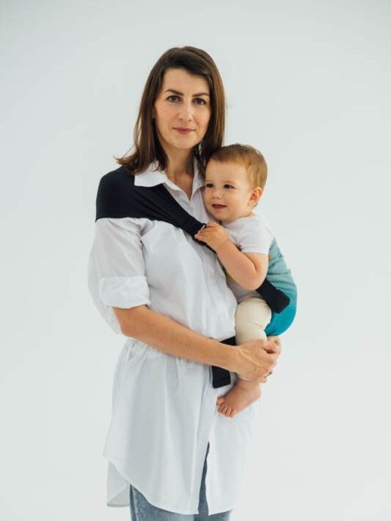 LennyHip (1/2 of LennyTwin), Standard, broken-twill, 100% cotton - AIRGLOW