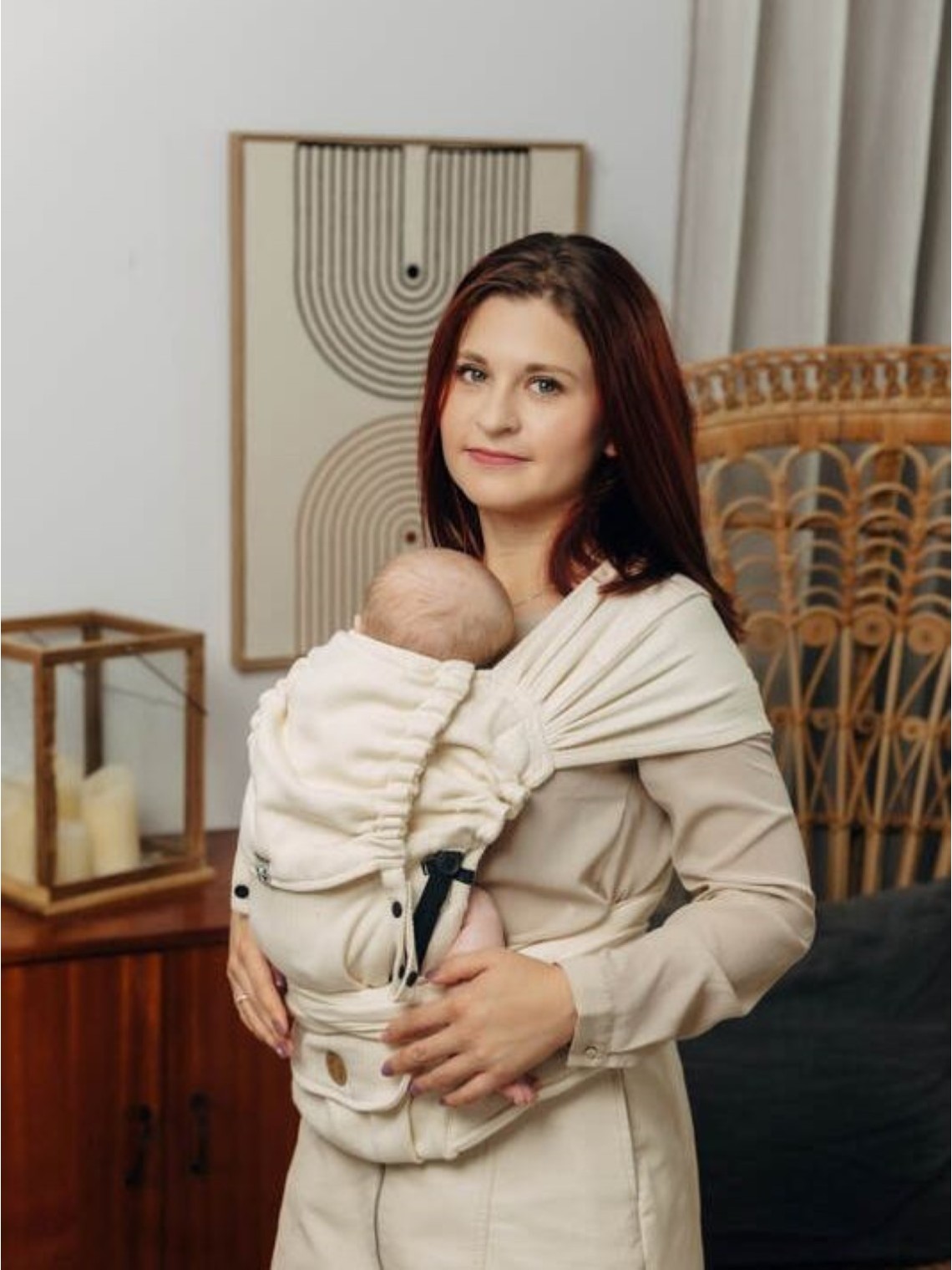 LennyHybrid, Standard, herringbone, 100% cotton - LITTLE HERRINGBONE LUCE