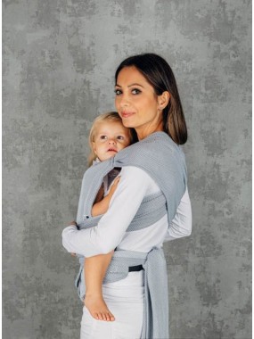 LennyHybrid, Standard, herringbone, 100% cotton - LITTLE HERRINGBONE GREY