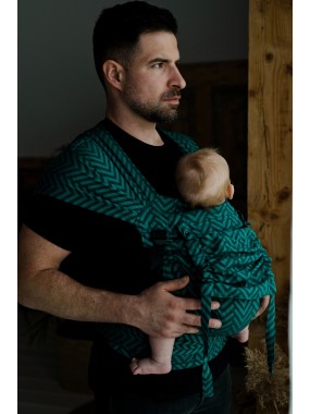 Little Frog Cross Hybrid – ergonomic half buckle baby carrier