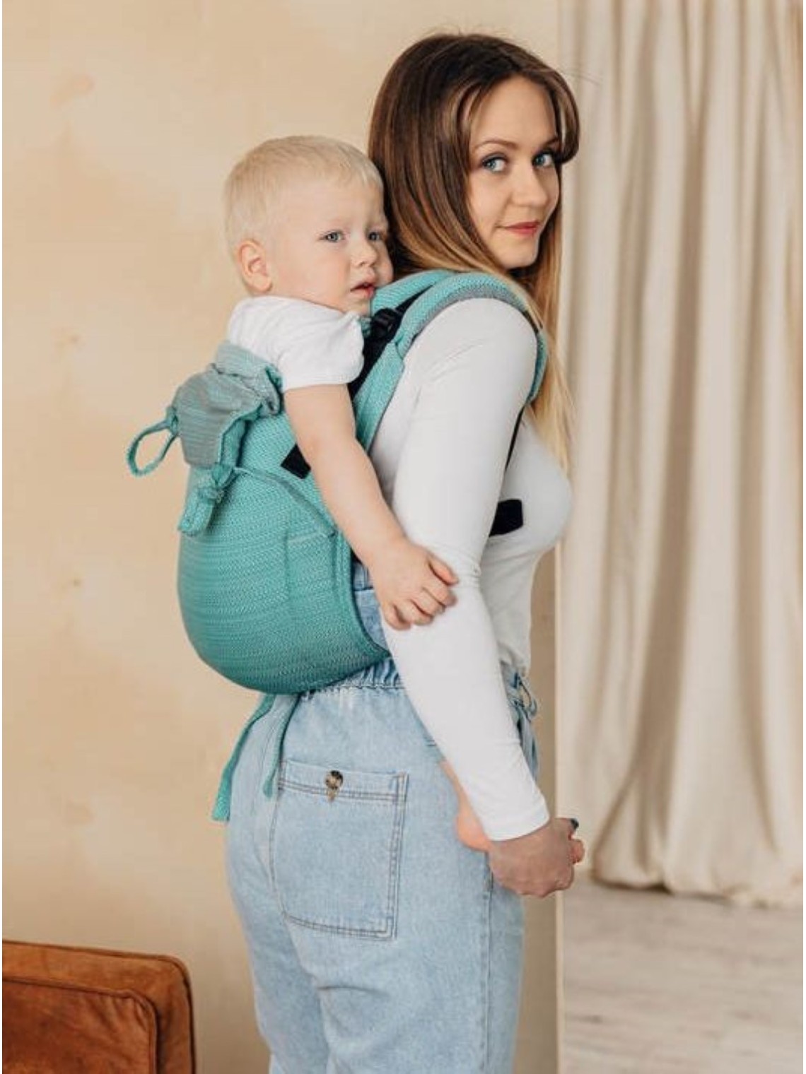 LennyLamb Onbuhimo – ergonomic carrier without waist belt | 6m–5y