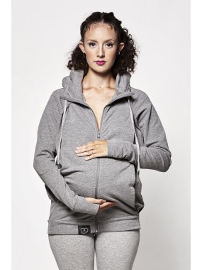 LOVE RADIUS Parent's Hoodie, Grey