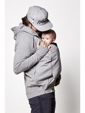 LOVE RADIUS Parent's Hoodie, Grey