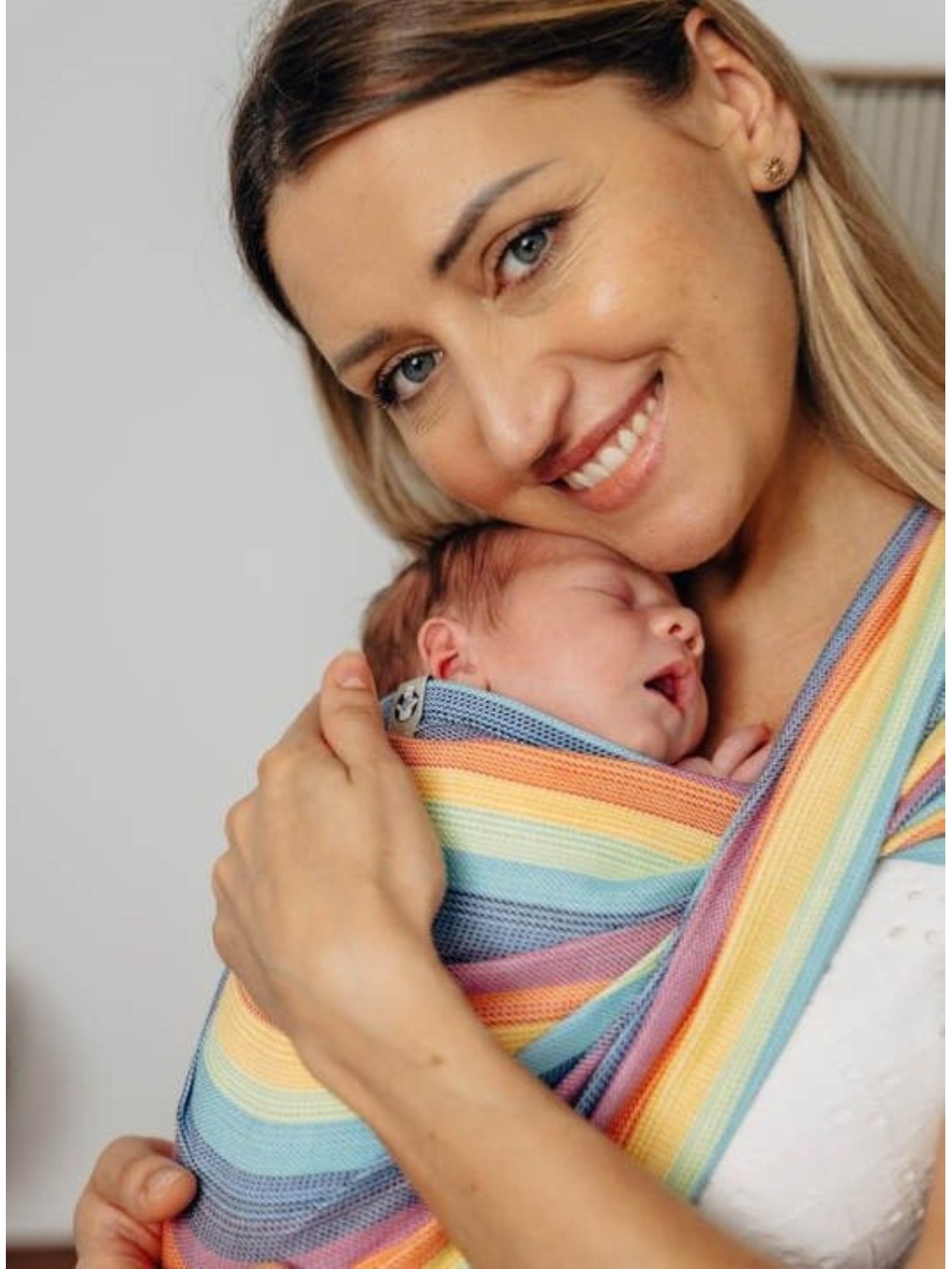 LennyLamb baby wrap – ergonomic and soft from birth to preschool