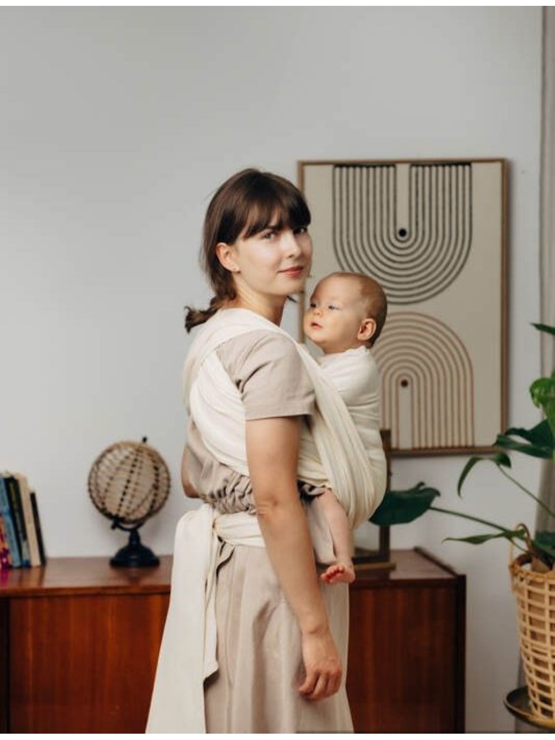 LennyLamb baby wrap – ergonomic and soft from birth to preschool