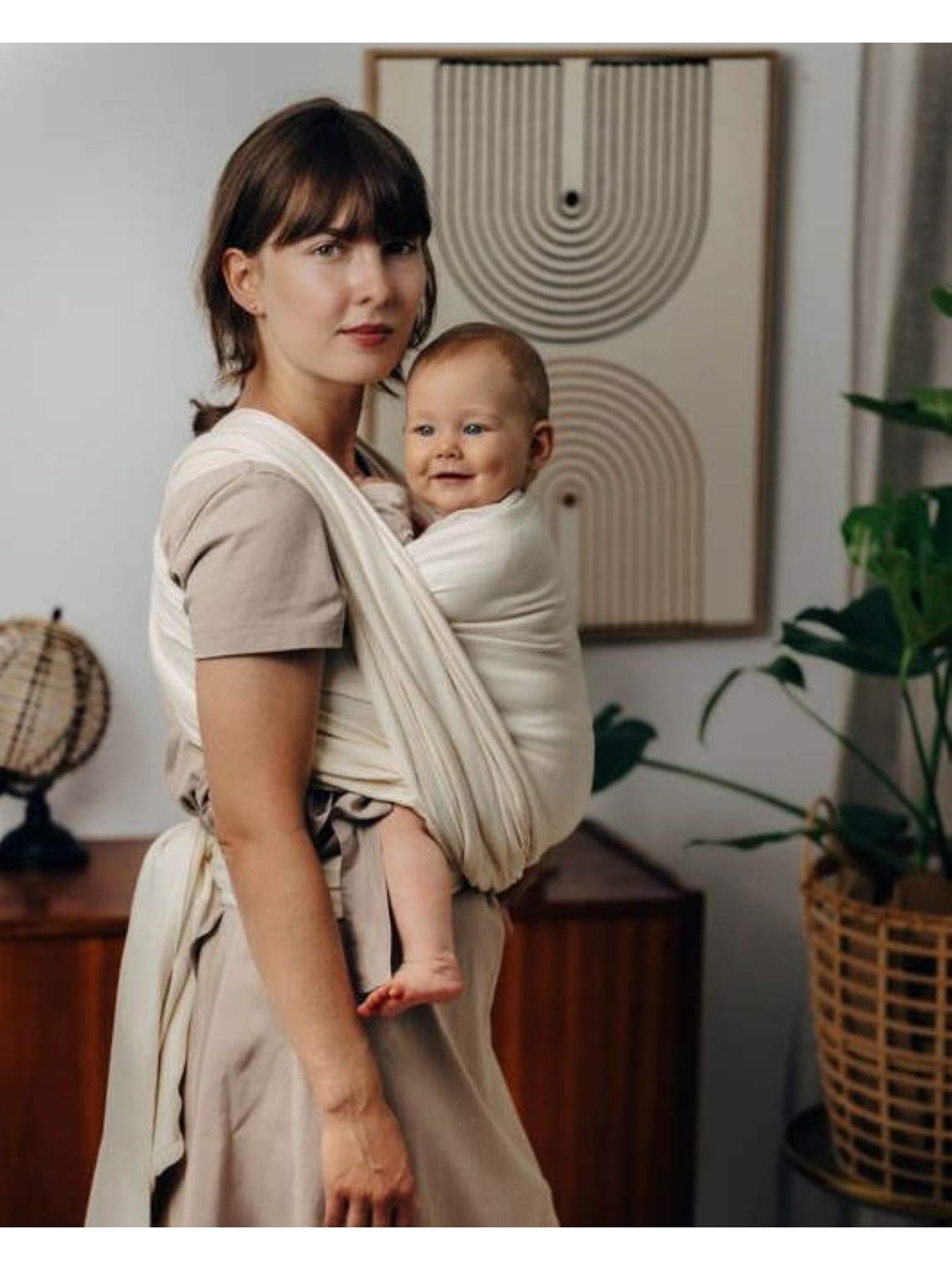 LennyLamb baby wrap – ergonomic and soft from birth to preschool