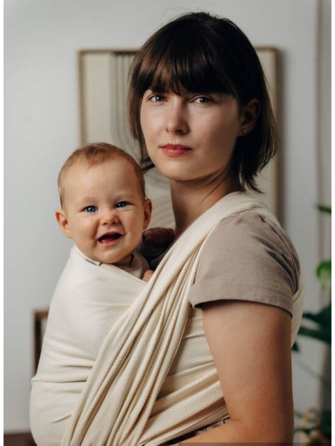LennyLamb baby wrap – ergonomic and soft from birth to preschool