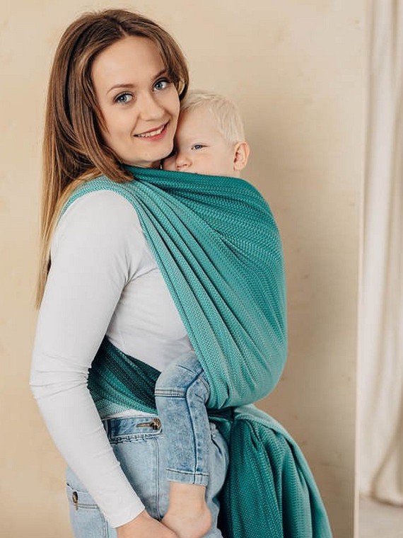 LennyLamb baby wrap – ergonomic and soft from birth to preschool