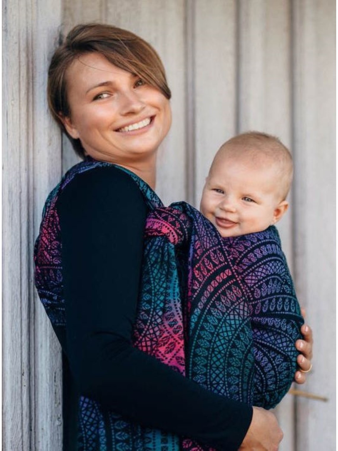 LennyLamb baby wrap – ergonomic and soft from birth to preschool