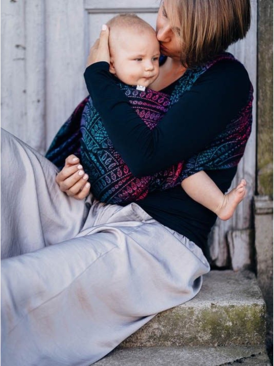 LennyLamb baby wrap – ergonomic and soft from birth to preschool