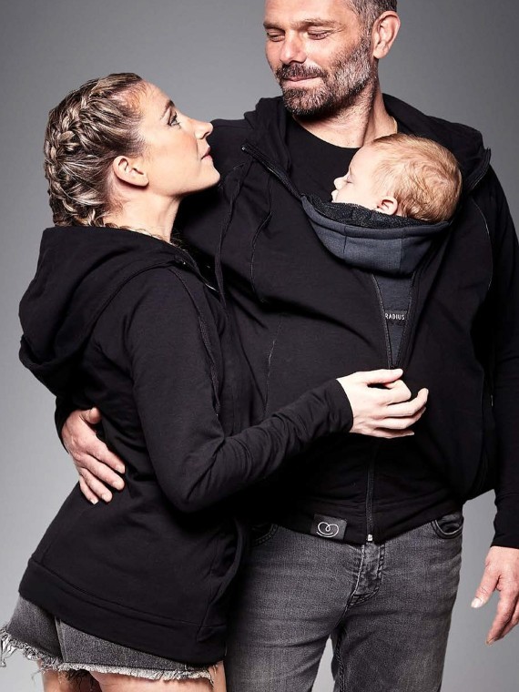 LOVE RADIUS Parent's Hoodie, Black