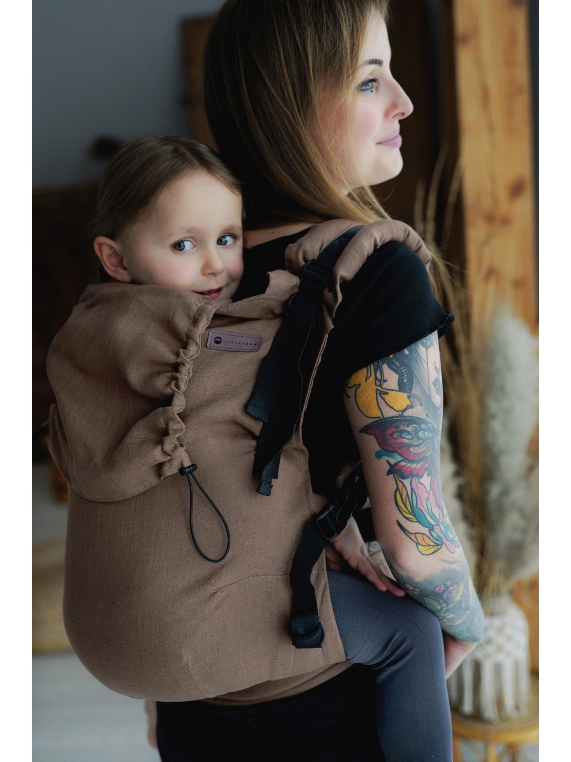 Preschooler, Linen Bali Wood Preschooler, Linen Bali Wood