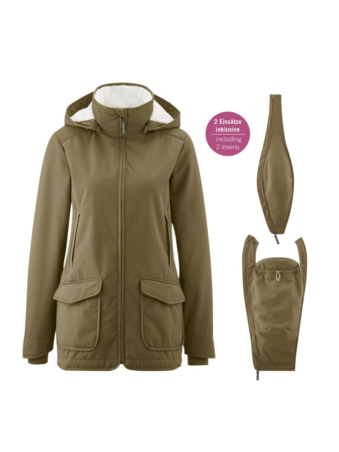 Allweather Cosy Allrounder, Khaki (MAMALILA, WINTER) Allweather Cosy Allrounder, Khaki (MAMALILA, WINTER)