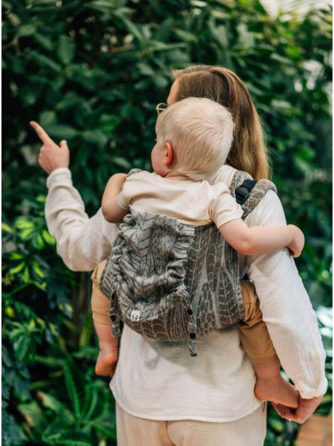 Lenny Buckle Onbuhimo PRO, Toddler, jacquard, (63% cotton, 37% silk) - SKETCHES OF NATURE