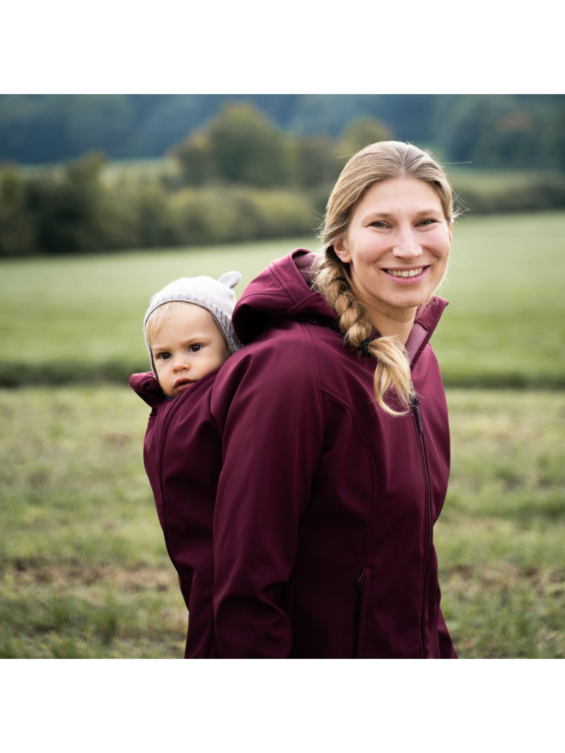 Softshell ALLROUNDER Fit, Burgundy
