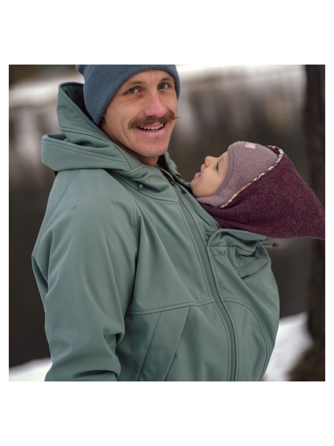 Softshell ALLROUNDER for men, Agave