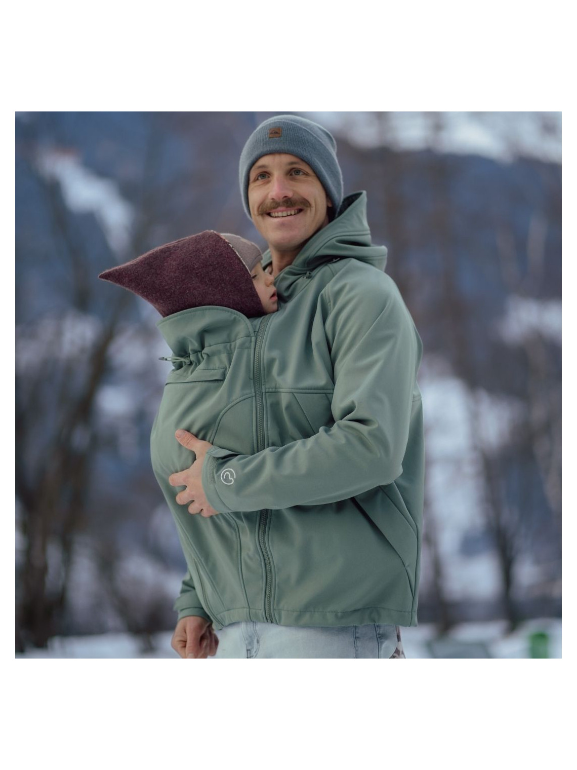 Softshell ALLROUNDER for men, Agave