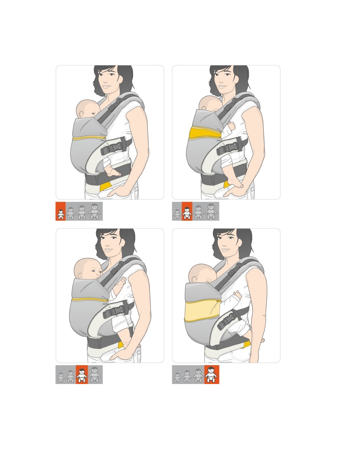 Manduca XT – adjustable carrier from 3.5 to 20 kg Manduca XT – adjustable carrier from 3.5 to 20 kg